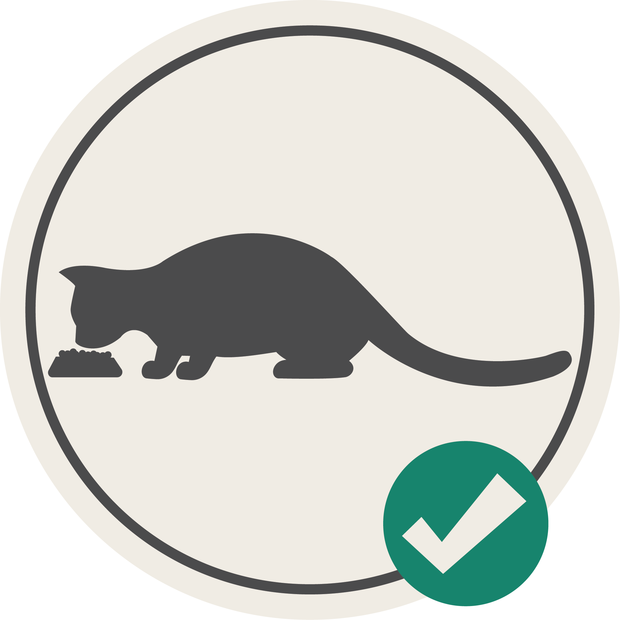 Katten die schrokken